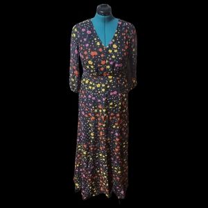 Eva Mendez DRESS Size Medium NEW YORK and  Company FLORAL Maxi